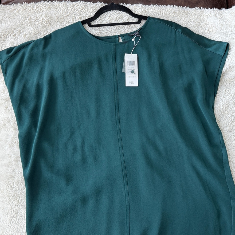 Teal Short Sleeve Dress